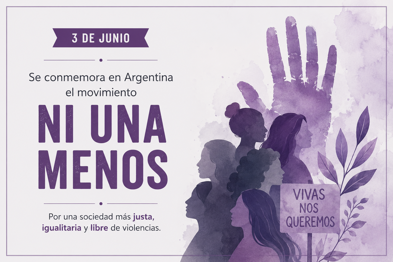 💜 3 de Junio: Ni Una Menos